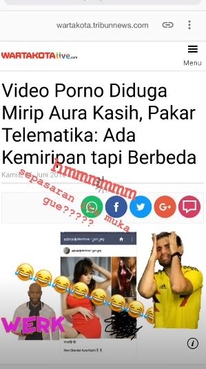 Postingan Instastory Aura Kasih