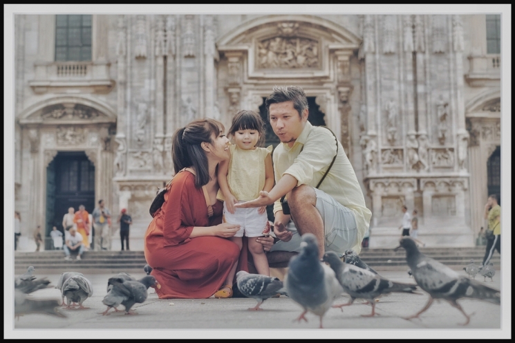 Liburan keluarga Gading di Italia