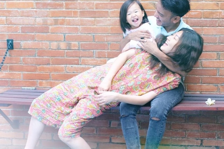 Aktivitas Sarwendah mengenakan daster/Instagram
