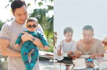 Super Seru, 5 Potret Papa Seleb Foto Bareng Anak