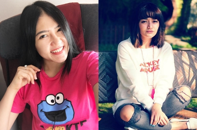 Wajah Tanpa Makeup Siti Badriah Foto Bareng Via Vallen ...