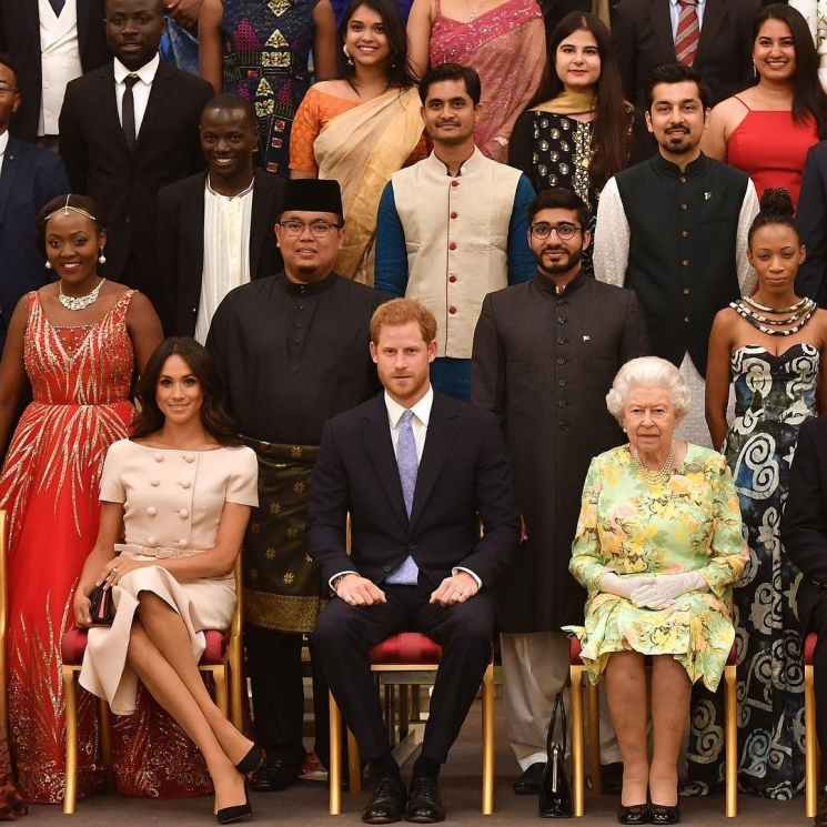 Meghan Markle dalam acara Queen's Young Leader Awards from Instagram @kensingtonroyal