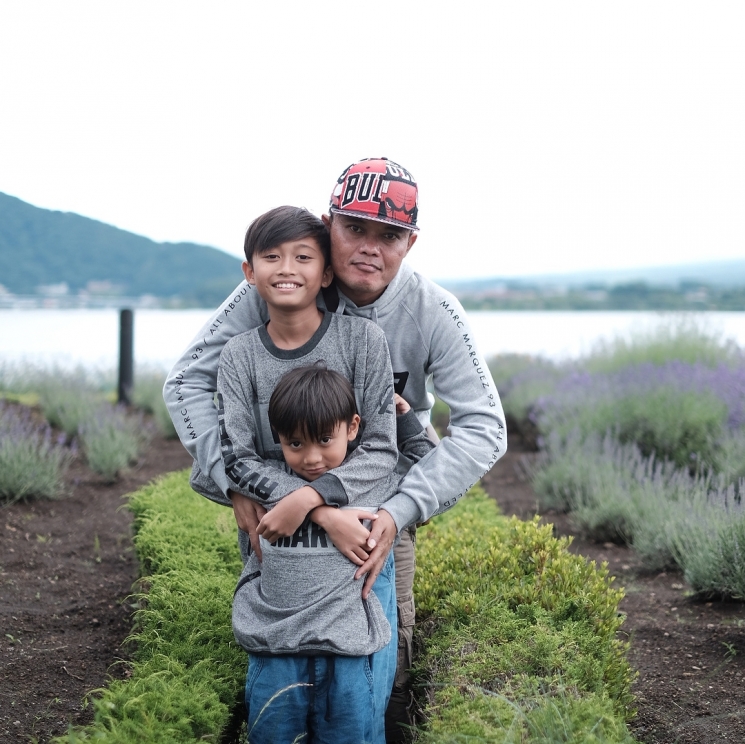 Liburan Sule dan anak-anaknya ke Jepang/Instagram @ferdinan_sule