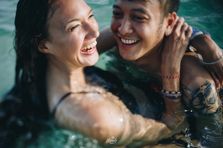 Diman Anggara dan Nadine Chandrawinata/ Instagram @nadinelist
