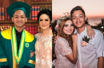 Beda Kejutan Manis Krisdayanti dan Ashanty di Ulang Tahun Azriel