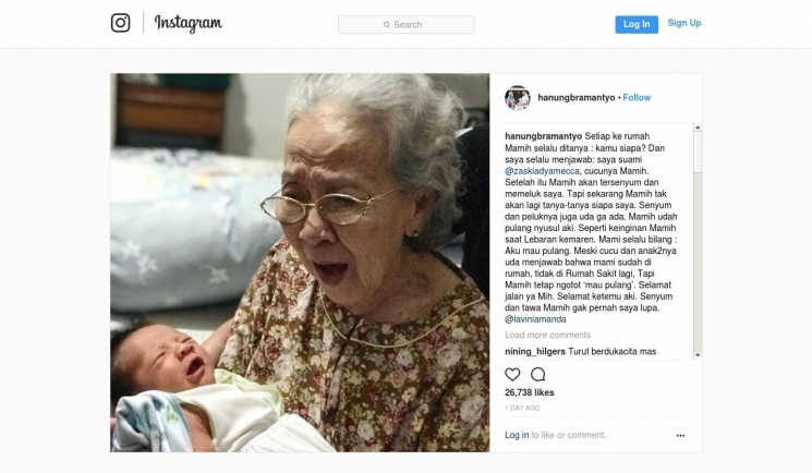 Nenek Zaskia Adya Mecca