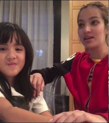 Nia Ramadhani dan Mikhayla Zalindra Bakrie/IGTV