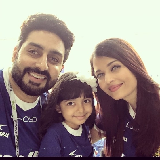 Aishwarya Rai and Abhishek Bachchan from Instagram @aishwaryaraibachchan_arb