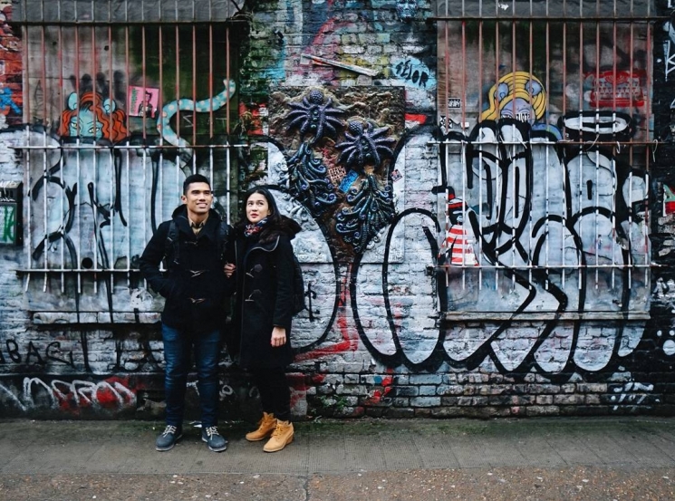 Dian Sastrowardoyo dan suami from Instagram @@therealdisastr