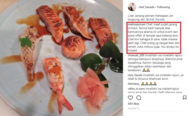Chef Harada/Instagram