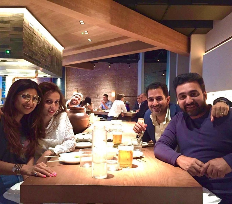 Shilpa Shetty dan Raj Kundra di London from Instagram @rajkundra9