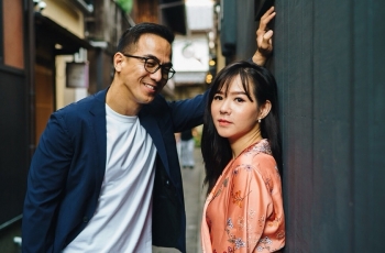 Liburan Romantis ala Joe Taslim dan Julie Taslim di Kyoto