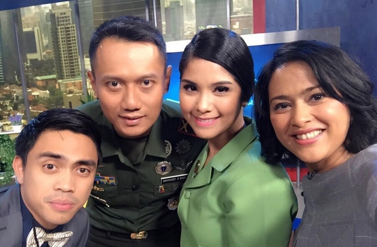 Annisa Pohan dan suami/Instagram @annisayudhoyono