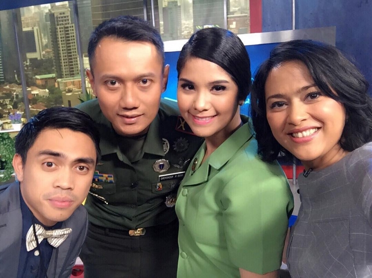 Annisa Pohan dan suami/Instagram @annisayudhoyono