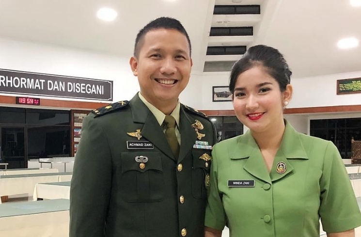 Winda Khair dan suami/Instagram @windakhair