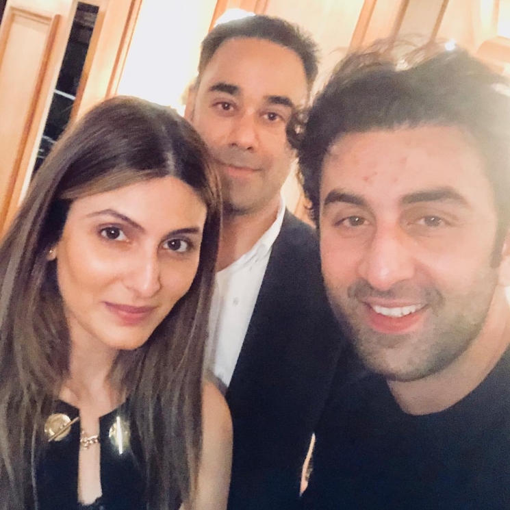 Ranbir Kapoor bersama kakak dan kakak iparnya from Instagram @riddhimakapoorsahniofficial