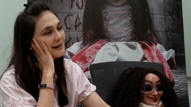 Luna Maya. (Suara.com/Wahyu Tri Laksono)
