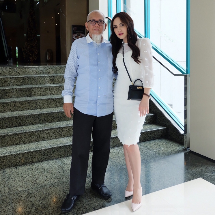 Shandy Aulia dan sang ayah/Instagram @shandyaulia