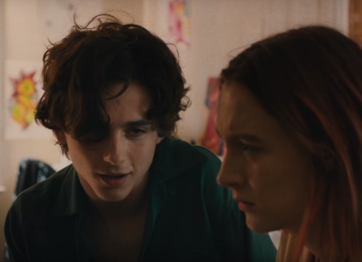Timothee Chalamaet dalam Lady Bird/Istimewa