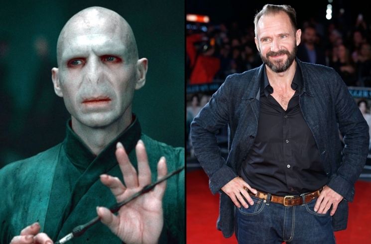 Ralph Fiennes sebagai Lord Voldemort di film Harry Potter from vanityfair.com
