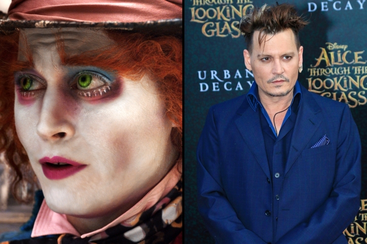 Johnny Depp sebagai Mad Hatter di film Alice In Wonderland from vanityfair.com