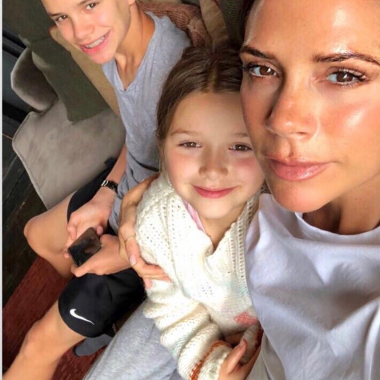 Harper dan Victoria Beckham from Instagram @victoriabeckham
