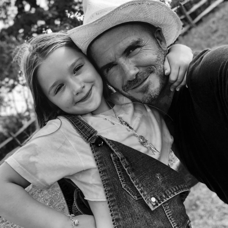 Harper dan David Beckham from Instagram @davidbeckham
