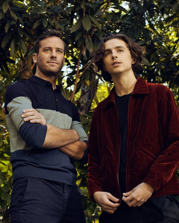 Timothee Chalamaet dan Armie Hammer/ Instagram @tchalamaet