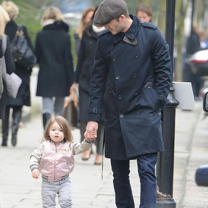Harper dan David Beckham from Instagram @hollywood_channel