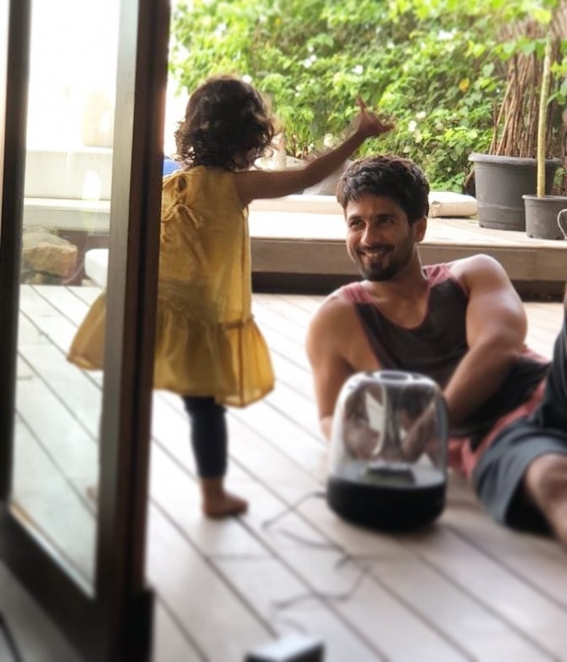 Shahid Kapoor dan Misha from Instagram @shahidkapoor