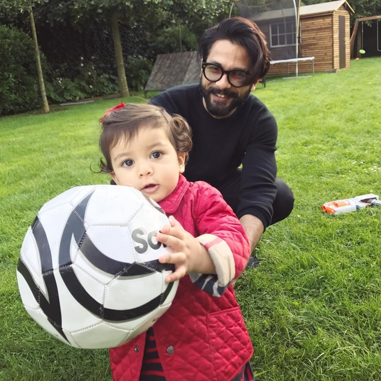 Shahid Kapoor dan Misha from Instagram @shahidkapoor