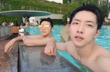 Intip 5 Potret Serunya Liburan 2 Member CNBLUE di Bali