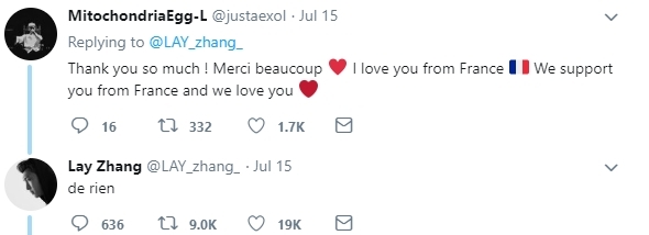 Lay EXO via twitter @LAY_zhang_