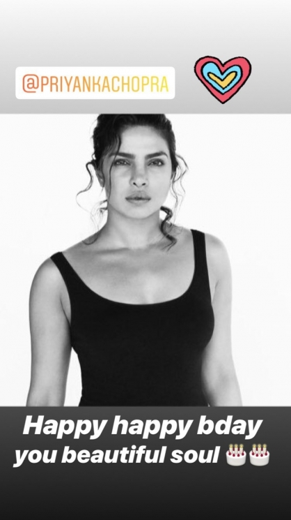 Alia Bhatt ucapkan selamat ultah pada Priyanka Chopra from Instagram @aliaabhatt
