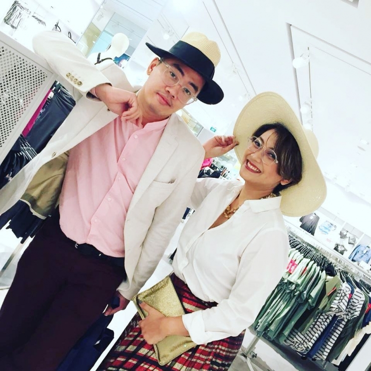 Dennis Adishwara dan Fauzia Vina Soraya/ Instagram @dennisadishwara