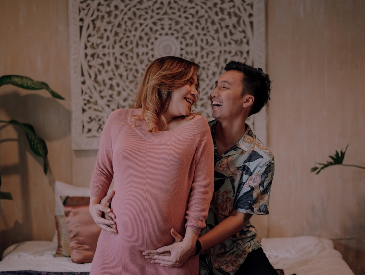Maternity shoot Cherly Juno/ Instagram @cherly7uno