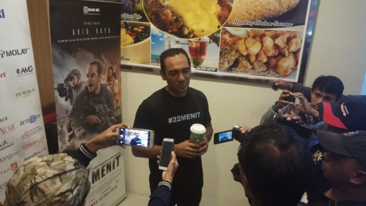 Meet and Greet Film 22 Menit, Yogyakarta, Sabtu (21/07/2018). [Rauhanda Riyantama]