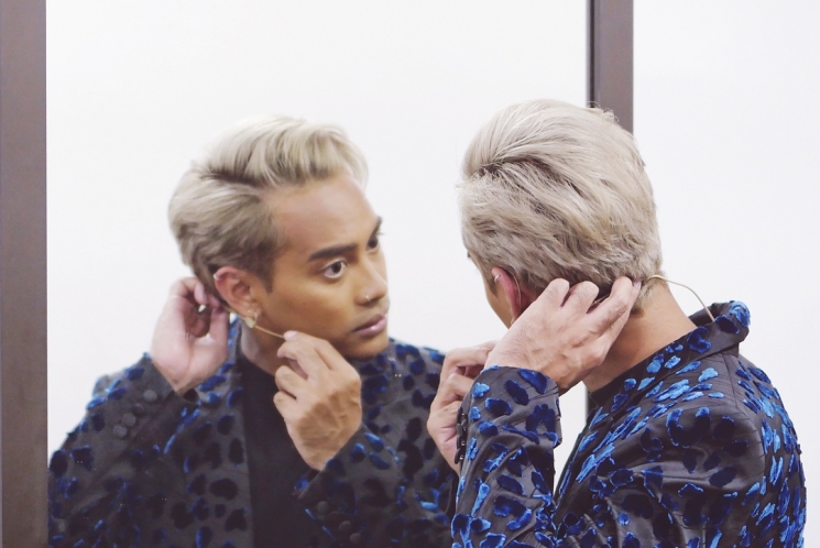 Rambut blonde Gamaliel Tapiheru/ Instagram @gamal1990