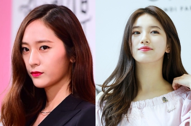Krystal dan Suzy from Soompi