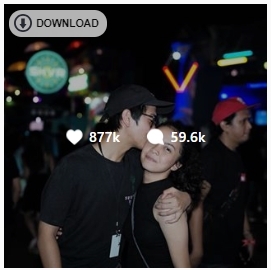 Iqbaal Ramadhan cium pipi gadis di We The Fest 2018/Instagram @iqbaal.e