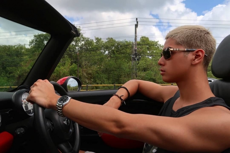 Warna rambut terbaru Al Ghazali/ Instagram @alghazali7