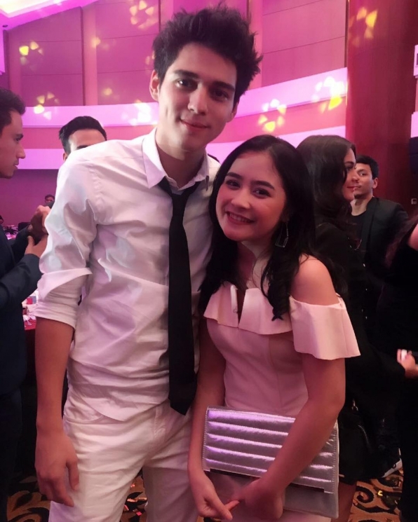 Maxime Bouttier dan Prilly Latuconsina / Instagram @bouttier_maxime