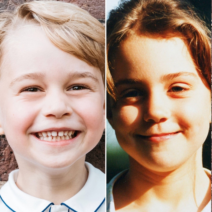 Pangeran George dan Kate Middleton saat berusia lima tahun/ Instagram @people