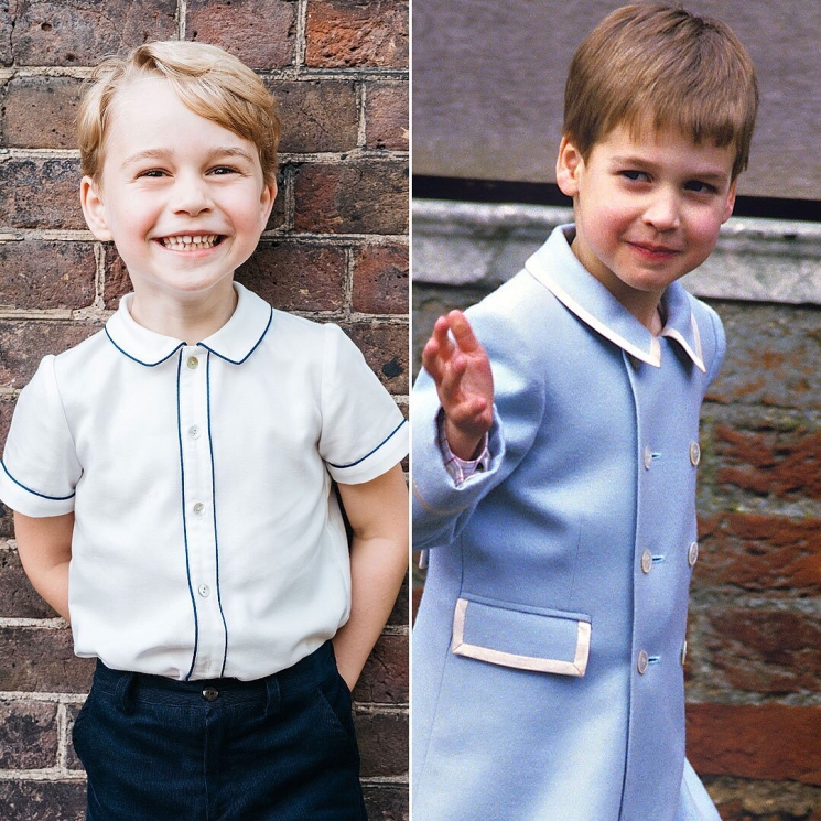Pangeran George dan Pangeran William saat berusia lima tahun/ Instagram @people
