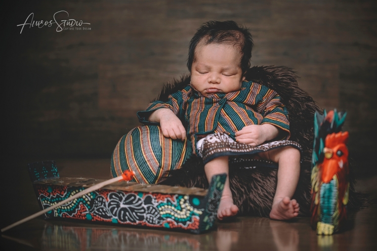 Pemotretan new born anak pertama Vicky Shu dan Ade Imam, Abimanyu Manggala Nugroho Putro/ Instagram @vikckyshu