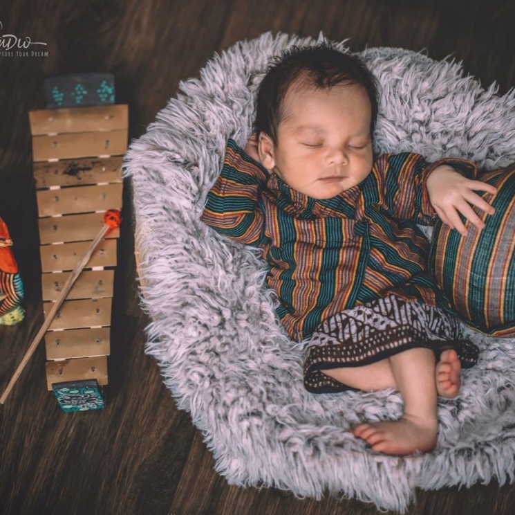Pemotretan new born anak pertama Vicky Shu dan Ade Imam, Abimanyu Manggala Nugroho Putro/ Instagram @abimanyu_manggala