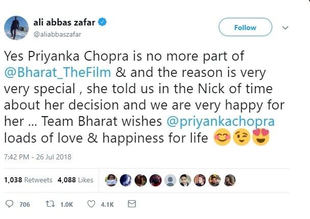 Priyanka Chopra dan Nick Jonas from twitter @aliabbaszafar