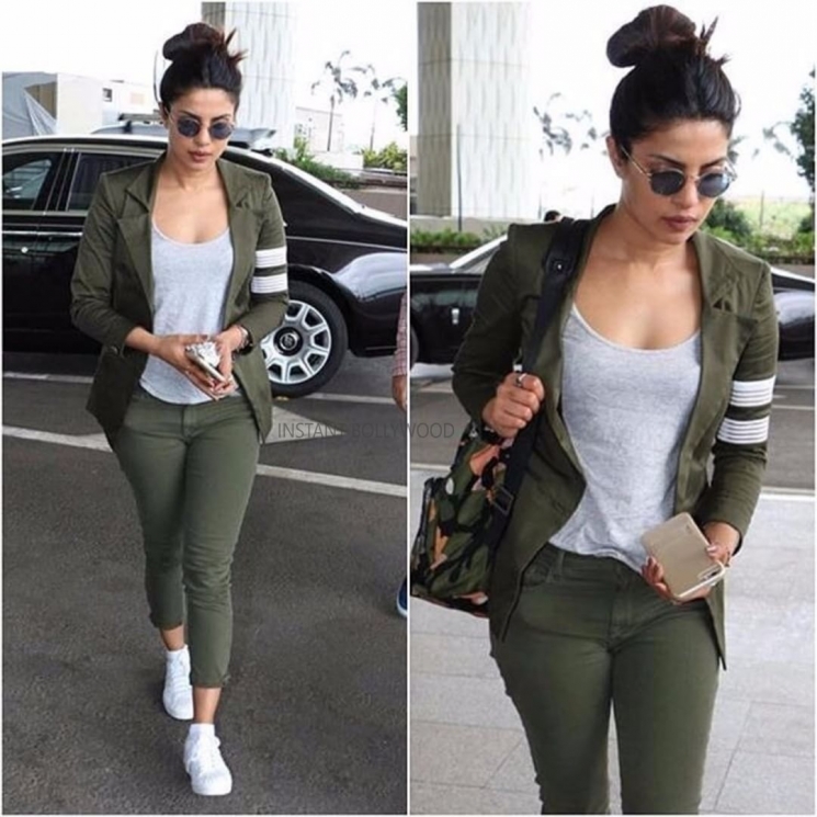 Priyanka Chopra di airport from Instagram @bollywoodstylefile