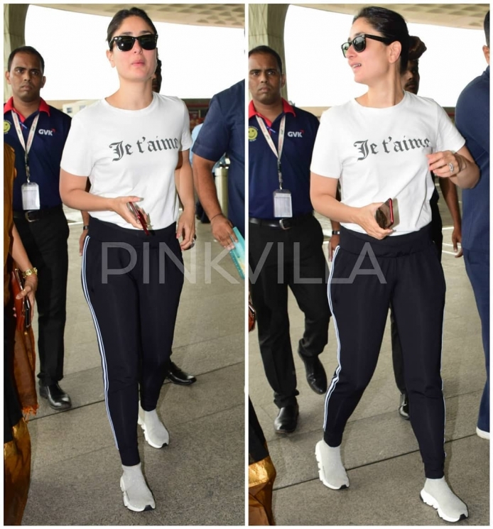 Kareena Kapoor di airport from Instagram @pinkvilla
