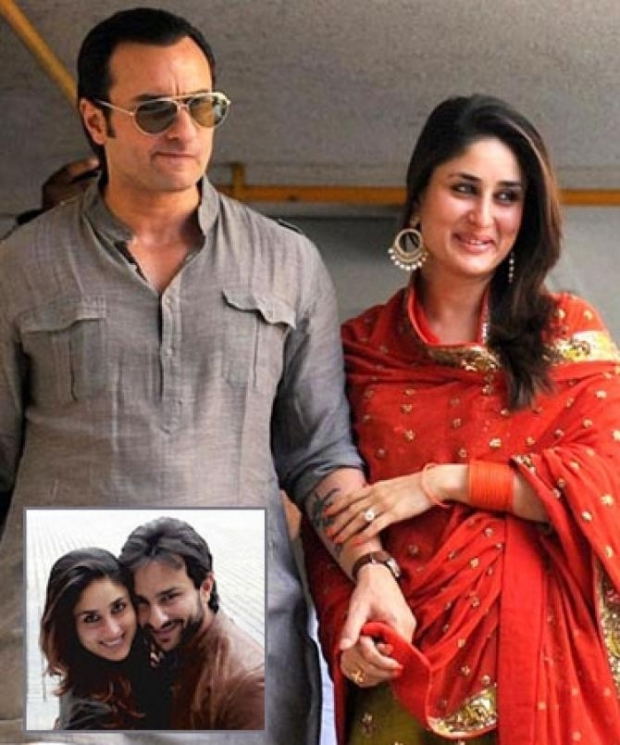 Kareena Kapoor dan Saif Ali Khan from bollywoodshaadis.com
